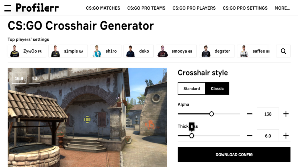 crosshair generator